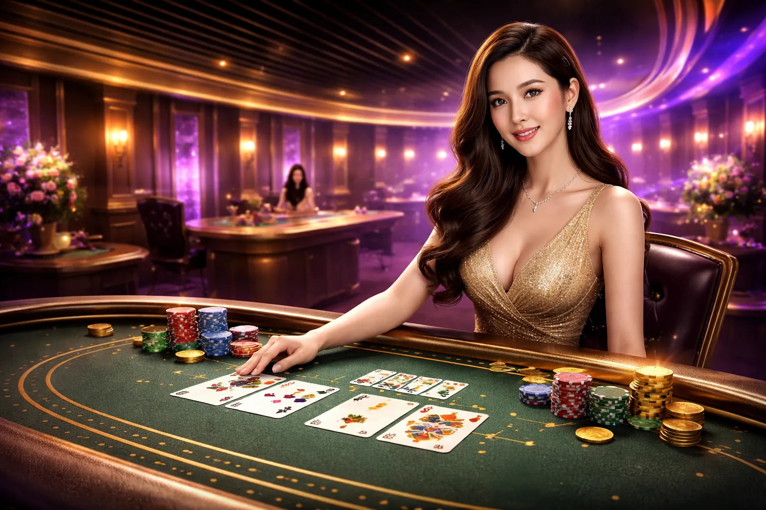 Sảnh Casino fu88 login sang trọng với đa dạng trò chơi